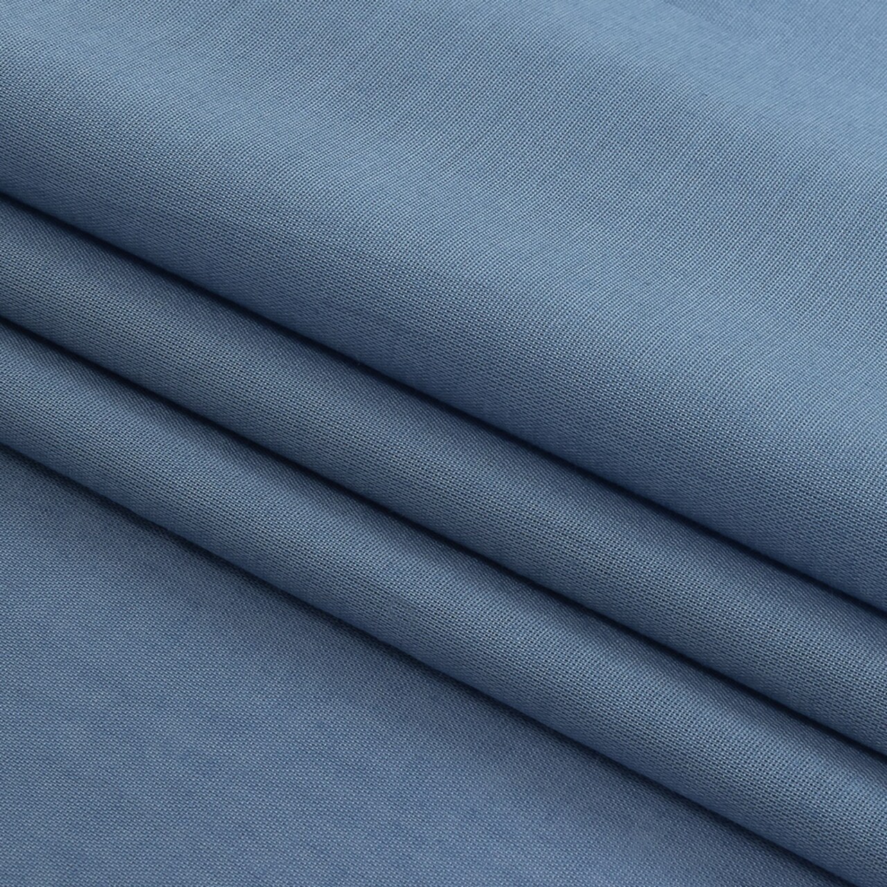 1 Yard Denim Mercerized Organic Egyptian Cotton Voile Premium Solid Fabric